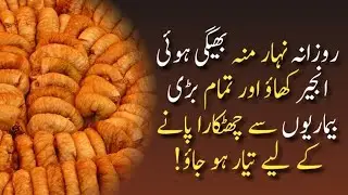 Anjeer ke fayde | Figs health benefits | Healthy Life With Tasneem 