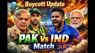 Pak vs India BOYCOTT &ndash; T20 World Cup 2026 Controversy Explained 🔥 Pakistan REFUSED to Play India!