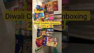 Diwali Crackers Unboxing 2025 🎇 | NPK Crackers | Diwali Stash 2025 #fireworks #crackers #unboxing