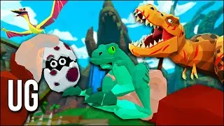 UG | Training My Baby Dinosaur For Combat In VR's Most POPULAR Game!