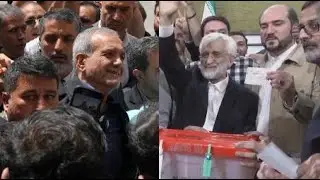 Hard line and reformist candidates both vote in Iranian presidential runoff