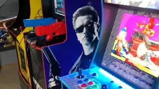 Terminator 2 Judgement Day Arcade1Up Cabinet Gameplay Arcade1Up Terminator 2 Judgement Day Arcade1Up