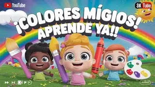 Aprende Rojo, Azul y Amarillo 🍎🐳☀️ Canciones Infantiles de Colores