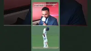 Virat kohli on stump mic
