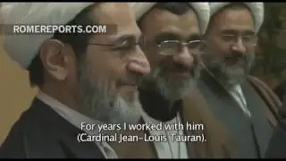 Pope Francis meets with a religious delegation from Iran