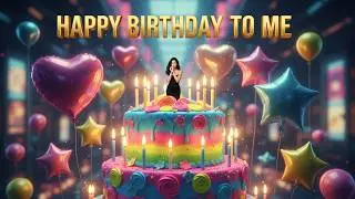 🎉 Happy Birthday To Me 🎂 | Surreal Miniature Birthday Song | Magical Cute Birthday Video