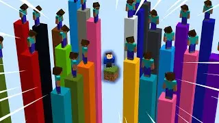 minecraft mas 100 PLAYERS me IMPEDEM de colocar 1 BLOCO!!