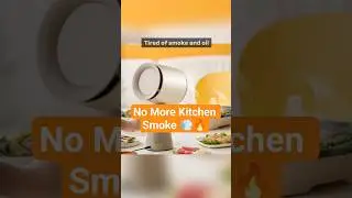 Portable Kitchen Exhaust Fan 🔥 | Filter Smoke & Odor Remover for Small Spaces! #kitchengadget