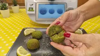 Polpette di spinaci e mozzarella per bimby TM7 TM6 TM5 TM31 TM21