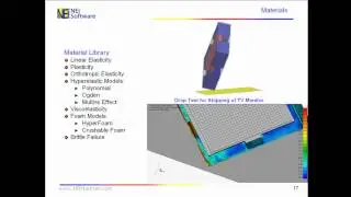 Packaging Study (Drop/Crush Test) of a Monitor Using an Explicit FEA Solver