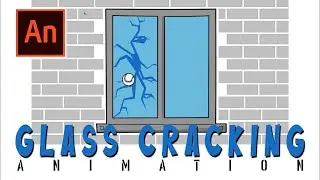 Learn 2D Visual Effects Animation in Adobe Animate | Tutorial 15   Window Glass Crack Animation