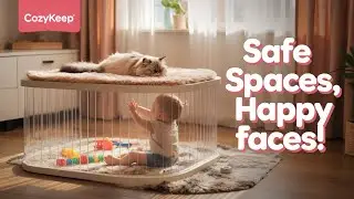 Cat-Safe Zones for Babies or Toddlers: How to Make Your Home Safe for Everyone!