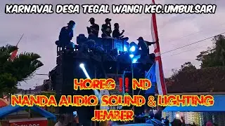 KARNAVAL UMBULSARI‼️HOREG ND NANDA AUDIO SOUND di Desa Tegalwangi