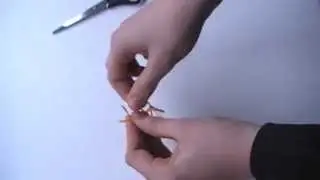 Разрезанная и востановленная веревка