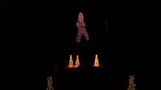 Gingerbread man shuffle. 32x75 mega tree #lightorama #christmas #holidaygreetings  #festivelighting