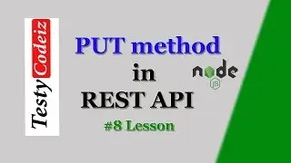 #8 how to create RESTful API with nodejs in hindi | PUT method in REST API in nodejs by Ashish 😮