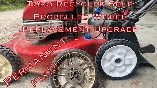 22” Toro Recycler Stripped Drive Wheels - METAL GEAR UPGRADE! (PERMANENT FIX!!!)