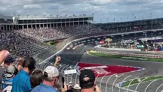 First Lap of the Roval From the Stands