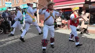 Lincoln and Micklebarrow Morris Men 'Vandals of Hammerwich' at Ripley Day of Dance 2025