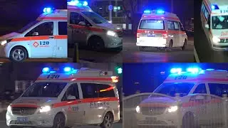 【出警】北京急救中心救护车闪灯出警及返回BEIJING EMERGENCY MEDICAL CENTER Ambulance Responding and Back to Hospital