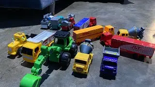 Truck excavator and friends 