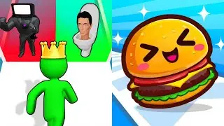 Giant Rush VS Food Run Max Levels Walkthrough Android, iOS Update Gameplay P148