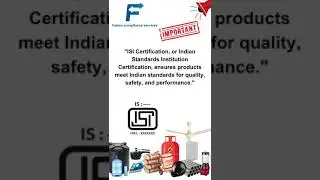ISI Certification #ISICertification #fusioncomplianceservices  #qualityassurance