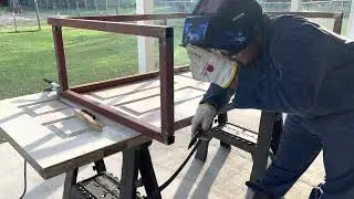 Welding Project DIY - Metal Firewood Rack