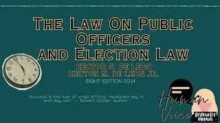 The Law on Public Officers and Election Law (Part I &bull; Chapter 2b)