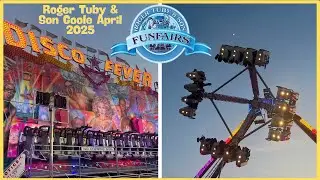 Roger Tuby & Sons FunFair Opening Night In Goole - April 2025