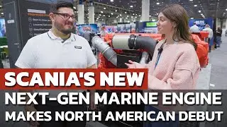 Scania's New Next-Gen Marine Engine Makes North American Debut