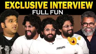 Team Pushpa Special Interview  | Allu Arjun | Rashmika Mandanna | Sukumar | DSP | iDream