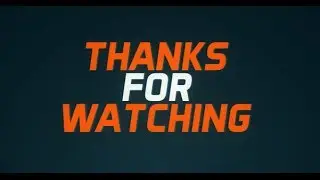 Free Outro #9 | 2D Outro Template (w/MP4)