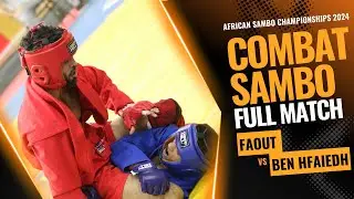 FAOUT (MAR) vs BEN HFAIEDH (TUN). African Sambo Championships 2024