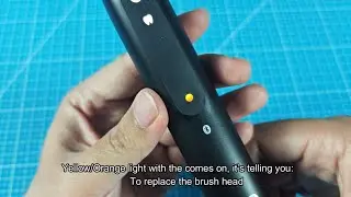 Yellow or Orange Light on Oral-B iO Toothbrush - Brush Head Reminder