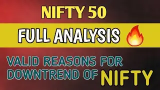 Why Nifty 50 is going down || Valid reasons for down trend || BLACK SWAN || Gautam Tiwari