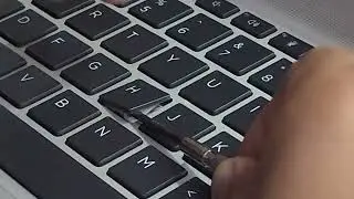 How to remove keyboard key cap in Laptop. #laptop #keyrepair 