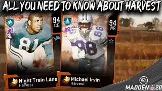 ALL YOU NEED TO KNOW FOR HARVEST PROMO! [MADDEN 20 ULTIMATE TEAM]