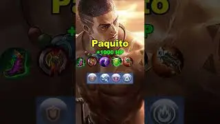 ✅ Paquito best exp build 2025 and emblem #mobilelegends #mlbb #gaming #chouexp #shortvideos