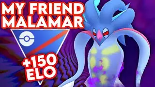 I climbed +150 ELO in one day with my friend Shadow Malamar! | Pokemon GO PvP
