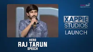 Hero Raj Tarun Speech @ Xappie Studios Launch Event | Shreyas Media
