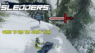 Sledders - Where to Find the Secret Sign