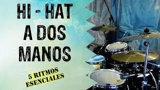 Ritmos con hi hat a dos manos - C&oacute;mo tocar bater&iacute;a