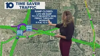 Road closures, construction impacts this weekend around Columbus