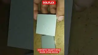 SOLFLEX SYNTHETIC GRANITE RESIN SILVER STONE DESIGN