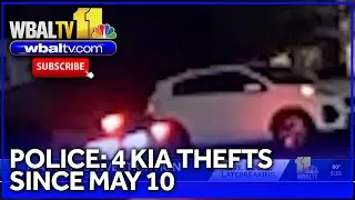 Police: 4 Kia thefts in Anne Arundel County since May 10