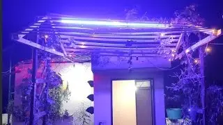Night fairy lights gate view ||Solankis garden||