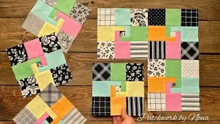 Minimal Patchwork Blocks | Soft Color Quilt Design