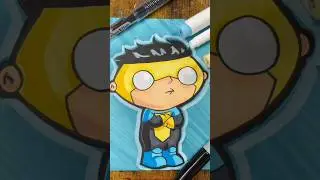 Invincible X Family Guy Partb2‼️😂 #art #drawing #invincible #artist
