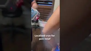 Experience instant pain relief with localized cryotherapy! ❄️ Say goodbye to aches and inflammation!